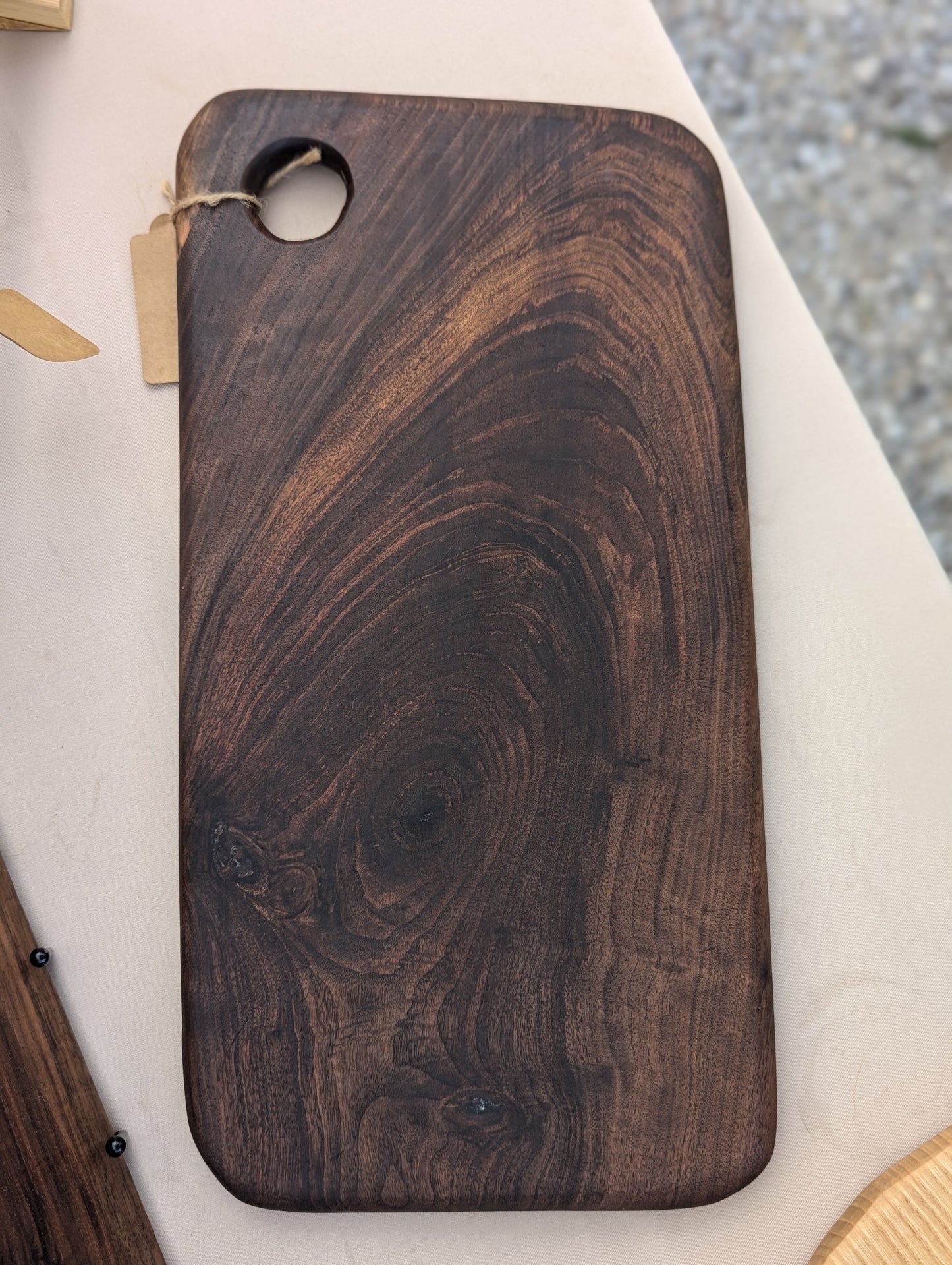 Decorative Wooden Cutting Board, black walnut