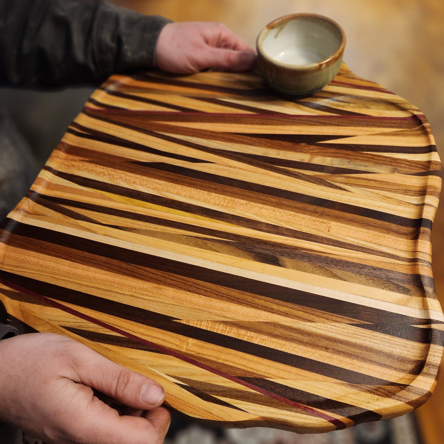 Speciality cutting board, charcuterie board, serving board, serving tray for entertaining