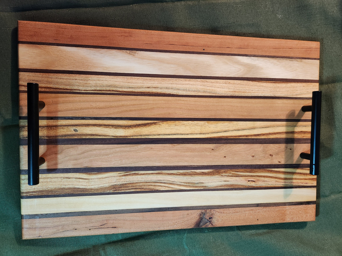 Cutting board with handles, large cutting board, serving tray, charcuterie board